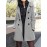 Women's Heavyweight Tweed Coat - Elegant Winter Outerwear, Structured H-Silhouette Long Jacket for Cold Weather, Formal & Everyday Use - Non-Stretch Fabric (Hand Wash/Dry Clean), Ladies Winter Coats