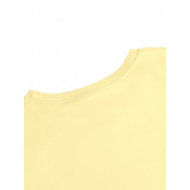 Women'S Cherry Graphic Long Sleeve T-Shirt - Vibrant Red Cherry Print, Casual Crew Neck, Machine Washable, Spring/Summer Vacation Top, Cherry Tshirt