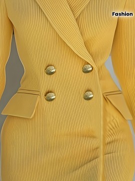 New Women's Fashion Dress - Corduroy Fabric